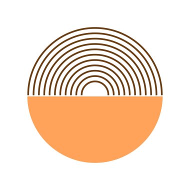 Asırlık asgari çizgi şekilleri belirlendi. Geometrik doğrusal şekiller. Modern minimalizm 20 'lerin posterleri. Vektör beyazda izole edildi