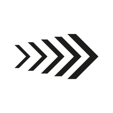 Ok simgeleri grubu. Karışım efektli siyah oklar seti. Semboller. Beyaz arkaplanda izole edilmiş vektör.