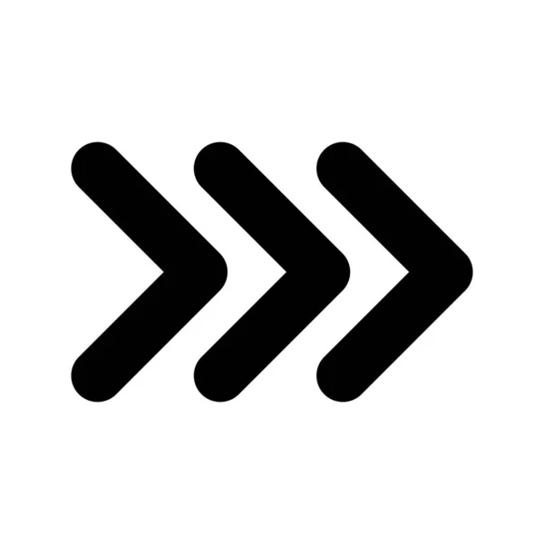 Arrow Chevron Symbol Black Arrows Symbols Set Blend Effect Vector — Stok Vektör