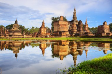 sukhothai Tarih parkı ana Buda heykeli
