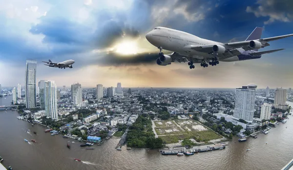 Město Bangkok — Stock fotografie