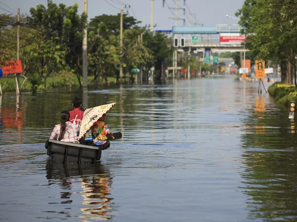 Disastro delle inondazioni in Thailandia — Foto Stock