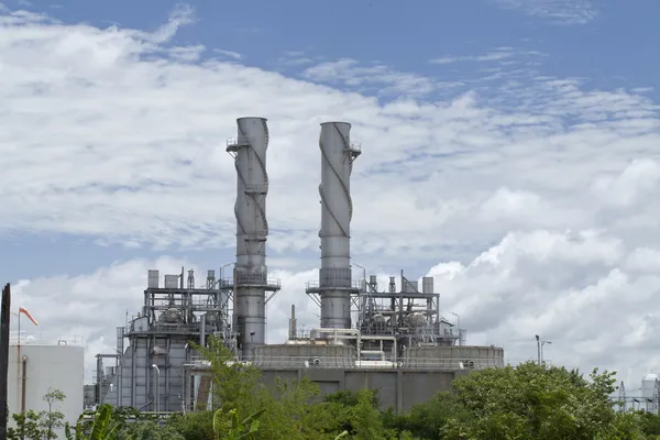 Fábrica de gas natural — Foto de Stock