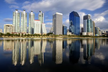 Bangkok şehir kasaba ve su parkı