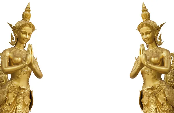 Goldent ginnaree standbeeld kunst — Stockfoto