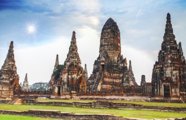 wat chaiwattanaram Tapınağı Pagoda