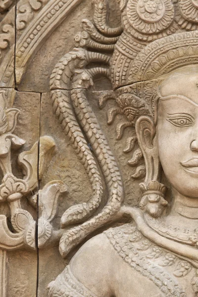 Apsara sculptures — Stock Photo, Image