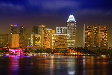 Singapur iş bölgesi landscaoe