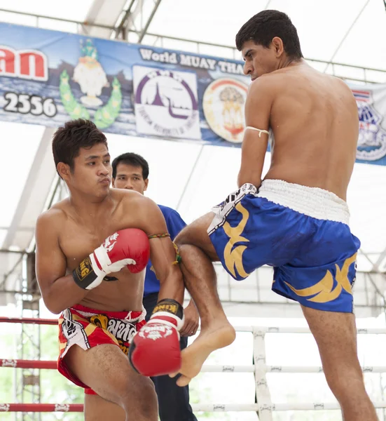 Partido de boxeo tailandés — Foto de Stock