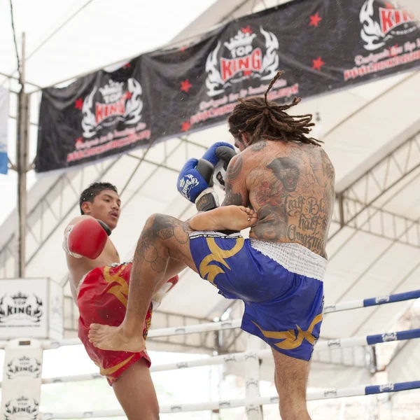 Thaise bokswedstrijd — Stockfoto