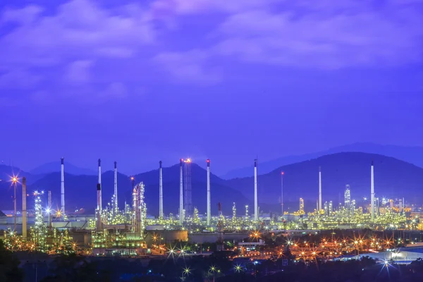 Raffinaderij industriële — Stockfoto