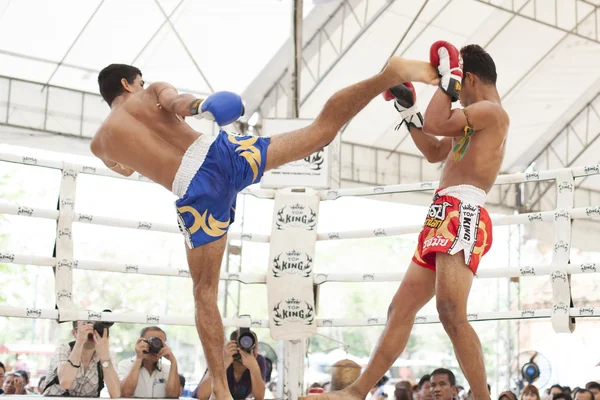 Thai partita di boxe — Foto Stock