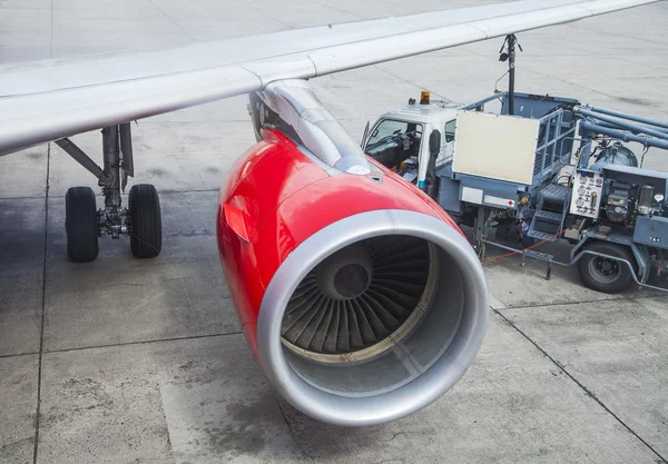 Turbina do avião — Fotografia de Stock