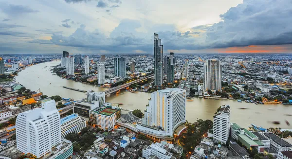 Bangkok o zmierzchu — Zdjęcie stockowe