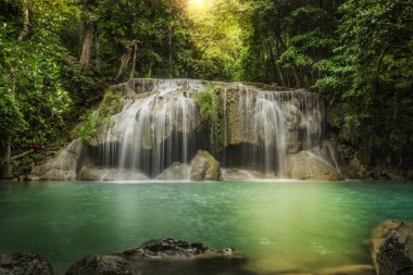 ikinci düzey erawan waterfal