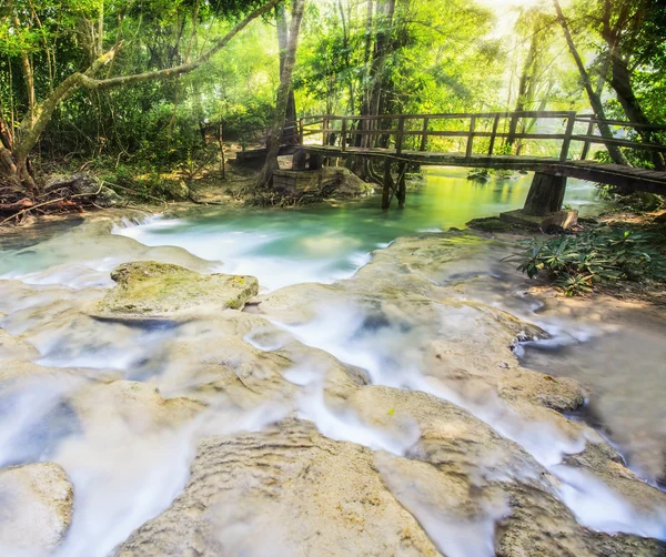 Erawan vattenfall — Stockfoto