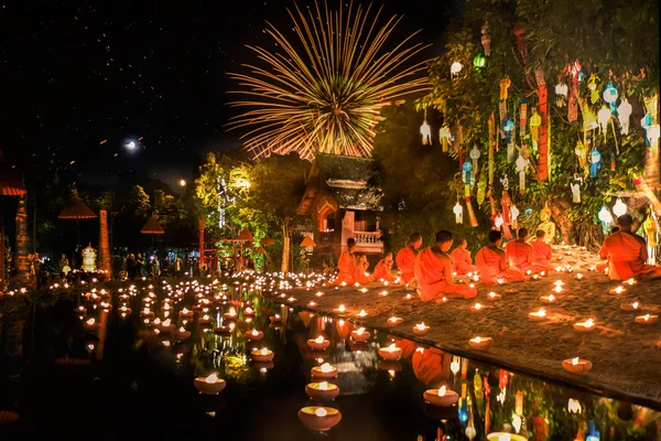 Festival de aniversário de ano novo em Chaing mai — Fotografia de Stock