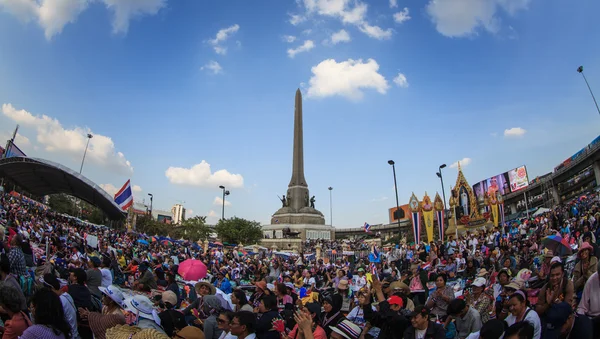 Miljoenen demonstranten liep voor anti-corruptie bij de overheid (pri — Stockfoto