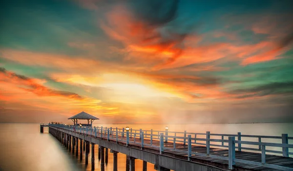 Beboste brug — Stockfoto