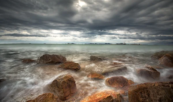 岛屿岩欣塔从泰国的苏梅岛 — 图库照片
