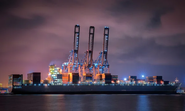 Containerschip lading vracht — Stockfoto