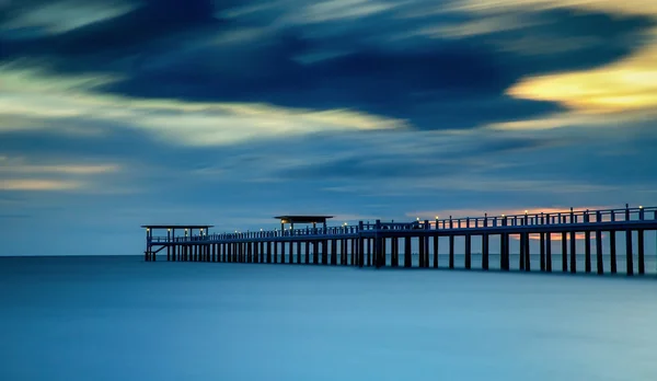 Ponte boscoso — Foto Stock