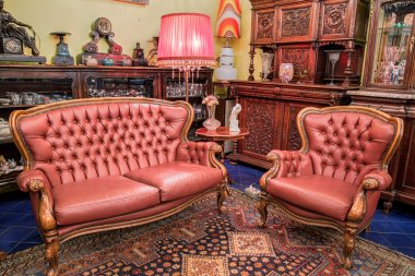 Vintage oturma odası