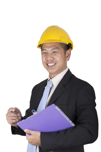 Happy young asian engineer — Stock Photo, Image
