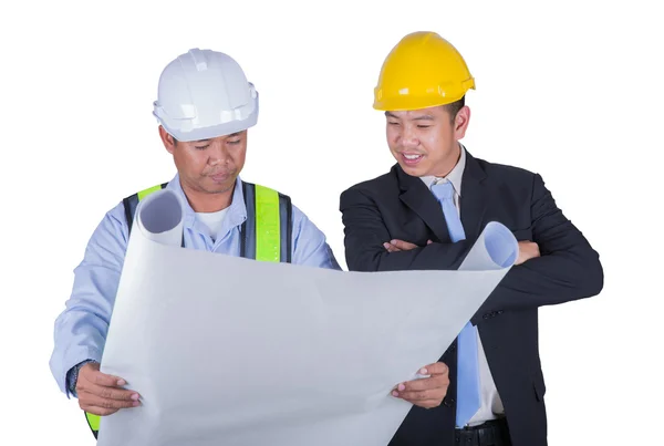 Engineer and worker — Stock Photo, Image