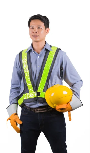 Portrait of smiling asia worker — Stock Photo, Image