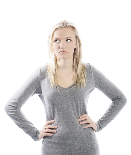 Bored teen girl — Stock Photo, Image