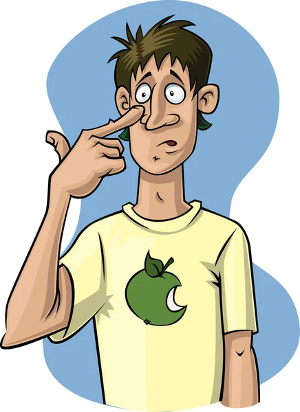 kendisi de işaret eden çocuk