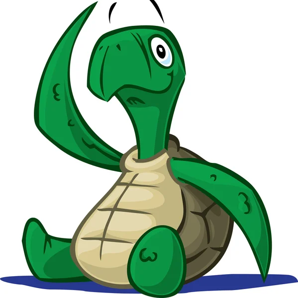 Vänliga sköldpadda — Stockfoto