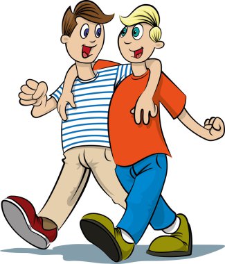 iki çocuğun yürüme