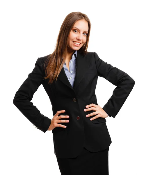 Lächelndes Porträt einer Geschäftsfrau — Stockfoto