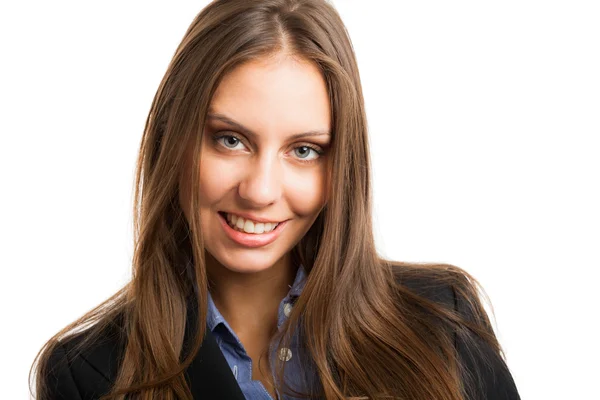 Mujer de negocios sonriente — Foto de Stock