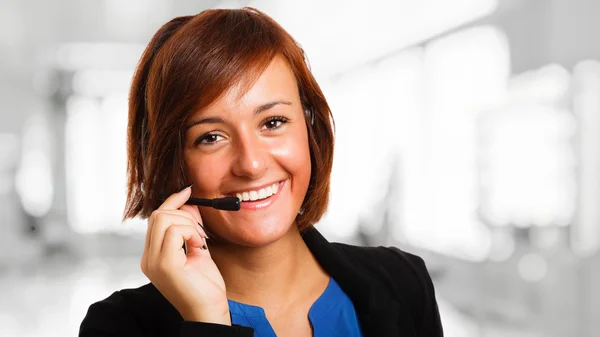 Customer representative portrait — Stock Photo, Image