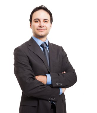 Friendly businessman portrait