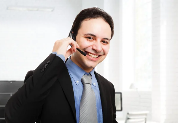 Klant vertegenwoordiger op het werk — Stockfoto