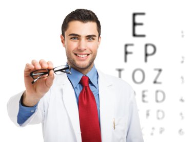 Eyesight test clipart