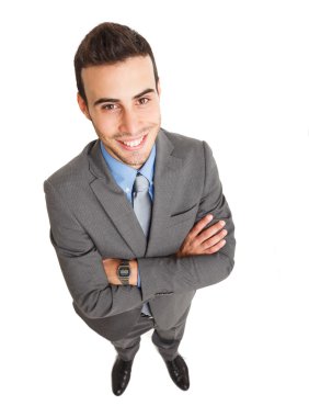 Mutlu Adam gülümsüyor.