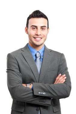 gülümseyen iş adamı