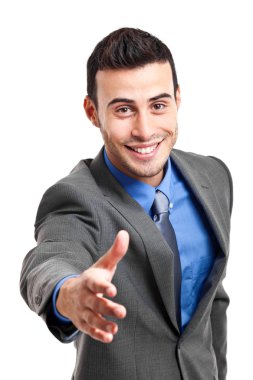 gülümseyen iş adamı