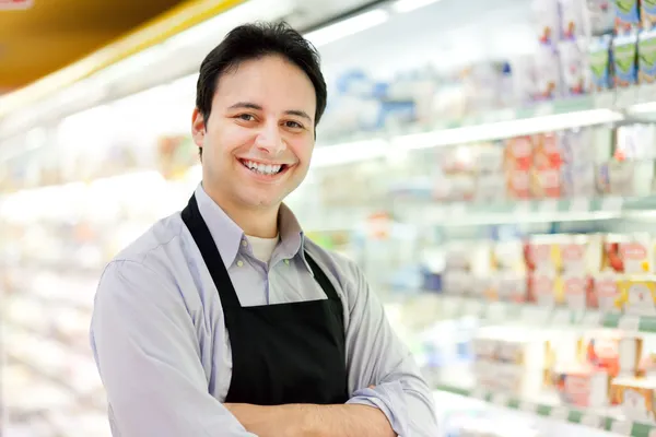 Retrato del tendero — Foto de Stock