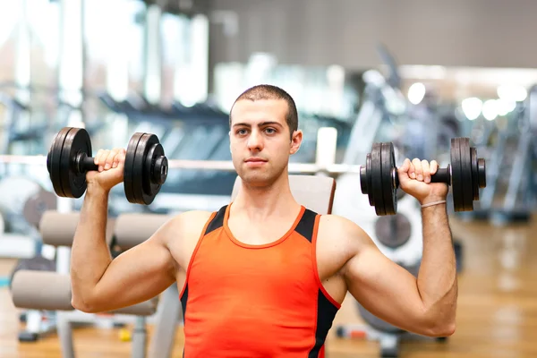 Man gör fitness — Stockfoto