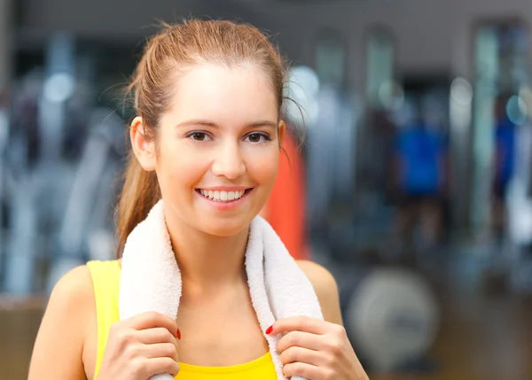 Woman doing fitness — Stock Photo, Image