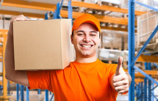 Delivery boy — Stock Photo, Image