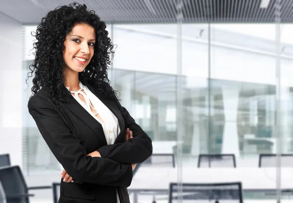 Retrato de mulher de negócios lindo — Fotografia de Stock