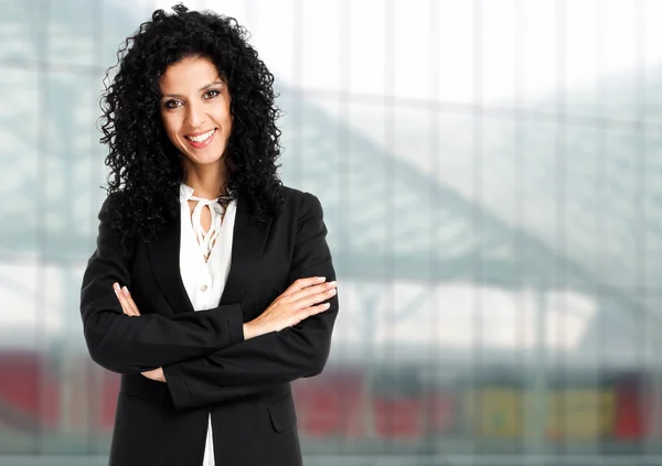 Precioso retrato de mujer de negocios — Foto de Stock