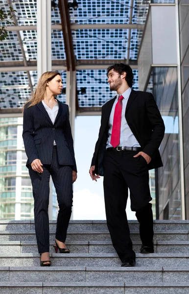 Wirtschaft diskutiert — Stockfoto